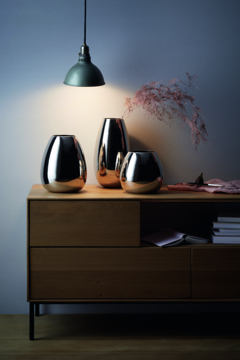 Vase aus Aluminium Blumenvase Anais von Philippi - artigo